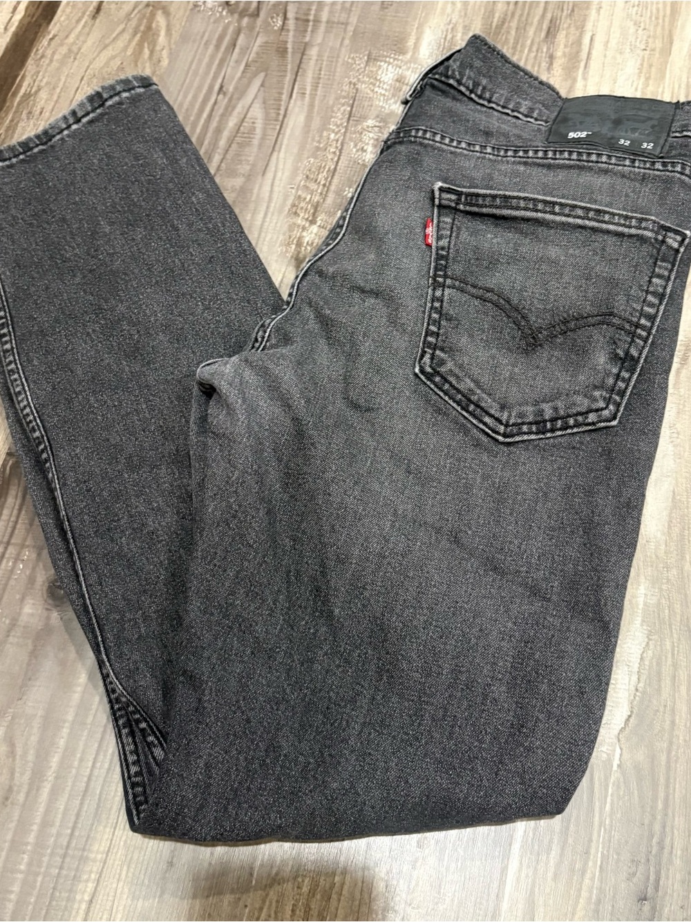 Levi’s 502 Men’s 32x32 Highway Black 5 Pocket Denim Jeans